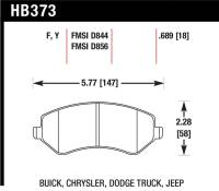 Hawk Performance - Hawk Performance kHB373F.689 Hawk HPS Street Brake Pads - Image 4