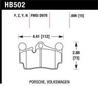 Hawk Performance - Hawk Performance kHB502Y.606 Hawk LTS Street Brake Pads - Image 2
