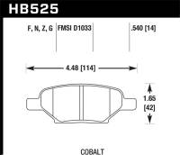 Hawk Performance - Hawk Performance kHB525F.540 Hawk HPS Street Brake Pads - Image 3