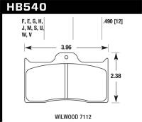 Hawk Performance - Hawk Performance kHB540F.490 Hawk HPS Street Brake Pads - Image 4