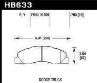 Hawk Performance - Hawk Performance kHB633P.790 Hawk Super Duty Street Brake Pads - Image 4