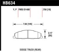 Hawk Performance - Hawk Performance kHB634P.750 Hawk Super Duty Street Brake Pads - Image 5