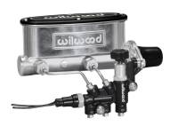 Wilwood - Wilwood 261-13269-P Wilwood HV Tandem M/C Kit w L/H Bracket & Prop Valve - 1in Bore Ball Burnished - Image 2