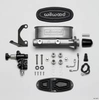 Wilwood - Wilwood 261-13270 Wilwood HV Tandem M/C Kit w L/H Bracket & Prop Valve - 1 1/8in Bore - Image 1