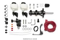 Wilwood - Wilwood 261-14250-BK Wilwood Tandem Remote M/C Kit w L/H Bracket & Prop Valve - 15/16in Bore Black-W/Pushrod - Image 2