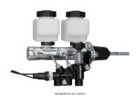 Wilwood - Wilwood 261-14250-P Wilwood Tandem Remote M/C Kit w L/H Bracket & Prop Valve - 15/16in Bore Ball Burnished-W/Pushrod - Image 1
