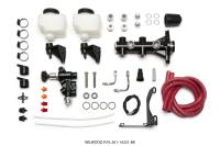 Wilwood - Wilwood 261-14251-BK Wilwood Tandem Remote M/C Kit w L/H Bracket & Prop Valve - 1in Bore Black - Image 2