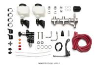 Wilwood - Wilwood 261-14252-P Wilwood Tandem Remote M/C Kit w L/H Bracket & Prop Valve - 1 1/8in Bore Ball Burnished - Image 1
