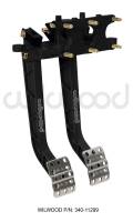 Wilwood - Wilwood 340-11299 Wilwood Adjustable Dual Pedal - Brake / Clutch - Rev. Swing Mount - 6.25:1 - Image 1