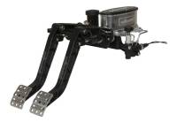 Wilwood - Wilwood 340-14360 Wilwood Adjustable-Tandem Dual Pedal - Brake / Clutch - Fwd. Swing Mount - 6.25:1 - Black E-Coat - Image 1