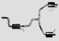 AWE Tuning - AWE Tuning 3010-32018 AWE Tuning VW CC Touring Edition Exhaust Dual Outlet - Chrome Silver Tips - Image 1