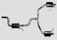 AWE Tuning - AWE Tuning 3010-33022 AWE Tuning VW CC Touring Edition Exhaust Dual Outlet - Diamond Black Tips - Image 1
