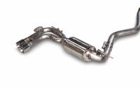 AWE Tuning - AWE Tuning 3010-42042 AWE Tuning BMW F3X N20/N26 328i/428i Touring Edition Exhaust Quad Outlet - 80mm Chrome Silver Tips - Image 1