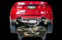 AWE Tuning - AWE Tuning 3010-42042 AWE Tuning BMW F3X N20/N26 328i/428i Touring Edition Exhaust Quad Outlet - 80mm Chrome Silver Tips - Image 2