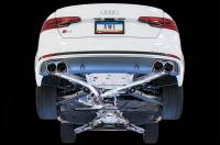 AWE Tuning - AWE Tuning 3010-42054 AWE Tuning Audi B9 S4 Track Edition Exhaust - Non-Resonated (Silver 102mm Tips) - Image 2