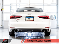 AWE Tuning - AWE Tuning 3010-42068 AWE Tuning Audi B9 S5 Sportback Track Edition Exhaust - Non-Resonated (Silver 102mm Tips) - Image 3