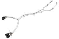 AWE Tuning - AWE Tuning 3010-43058 AWE Tuning Audi B9 S5 Coupe 3.0T Track Edition Exhaust - Diamond Black Tips (102mm) - Image 1
