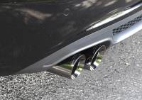 AWE Tuning - AWE Tuning 3015-22010 AWE Tuning Audi B8 A4 Touring Edition Exhaust - Single Side Polished Silver Tips - Image 2