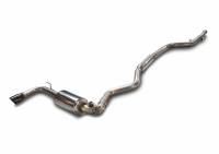 AWE Tuning - AWE Tuning 3015-22044 AWE Tuning BMW F30 320i Touring Exhaust & Performance Mid Pipe - Chrome Silver Tip (102mm) - Image 1