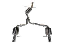 AWE Tuning - AWE Tuning 3015-32030 AWE Tuning Audi B8 A4 Touring Edition Exhaust - Dual Outlet Polished Silver Tips - Image 1