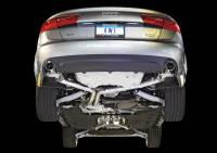 AWE Tuning - AWE Tuning 3015-32048 AWE Tuning Audi C7 A6 3.0T Touring Edition Exhaust - Dual Outlet Chrome Silver Tips - Image 2