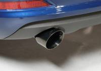 AWE Tuning - AWE Tuning 3015-32058 AWE Tuning Audi 8V A3 Touring Edition Exhaust - Dual Outlet Diamond Black 90 mm Tips - Image 2