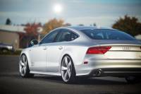 AWE Tuning - AWE Tuning 3015-32070 AWE Tuning Audi C7 A7 3.0T Touring Edition Exhaust - Dual Outlet Chrome Silver Tips - Image 2