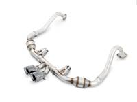 AWE Tuning - AWE Tuning 3015-32080 AWE Tuning Porsche 718 Boxster / Cayman Touring Edition Exhaust - Chrome Silver Tips - Image 1
