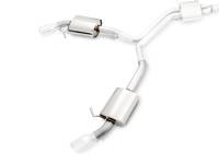 AWE Tuning - AWE Tuning 3015-32090 AWE Tuning Audi B9 A5 Touring Edition Exhaust Dual Outlet - Chrome Silver Tips (Includes DP) - Image 4