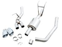 AWE Tuning - AWE Tuning 3015-32304 AWE Tuning 09-18 RAM 1500 5.7L (w/o Cutouts) 0FG Single Side Exit Cat-Back Exhaust - Chrome Tips - Image 10
