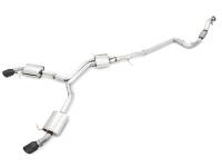 AWE Tuning - AWE Tuning 3015-33090 AWE Tuning Audi B9 A5 Touring Edition Exhaust Dual Outlet - Diamond Black Tips (Includes DP) - Image 1