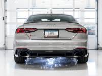 AWE Tuning - AWE Tuning 3015-33114 AWE Tuning Audi B9 RS 5 Sportback Touring Edition Exhaust-Non Resonated- Diamond Black RS Style Tips - Image 2