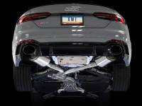 AWE Tuning - AWE Tuning 3015-33114 AWE Tuning Audi B9 RS 5 Sportback Touring Edition Exhaust-Non Resonated- Diamond Black RS Style Tips - Image 3