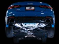 AWE Tuning - AWE Tuning 3015-33123 AWE Tuning Audi B9.5 RS 5 Coupe Non-Resonated Touring Edition Exhaust - RS-Style Diamond Black Tips - Image 3