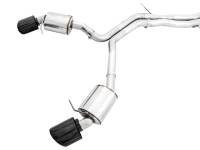 AWE Tuning - AWE Tuning 3015-33123 AWE Tuning Audi B9.5 RS 5 Coupe Non-Resonated Touring Edition Exhaust - RS-Style Diamond Black Tips - Image 7