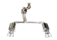 AWE Tuning - AWE Tuning 3015-42028 AWE Tuning Audi B8.5 S5 3.0T Touring Edition Exhaust System - Polished Silver Tips (90mm) - Image 1