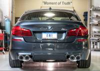 AWE Tuning - AWE Tuning 3015-42062 AWE Tuning BMW F10 M5 Touring Edition Axle-Back Exhaust Chrome Silver Tips - Image 4