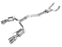 AWE Tuning - AWE Tuning 3015-42103 AWE Tuning 19-23 Audi C8 S6/S7 2.9T V6 AWD Touring Edition Exhaust - Chrome Silver Tips - Image 1