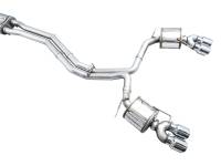 AWE Tuning - AWE Tuning 3015-42103 AWE Tuning 19-23 Audi C8 S6/S7 2.9T V6 AWD Touring Edition Exhaust - Chrome Silver Tips - Image 19