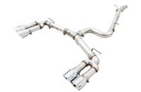 AWE Tuning - AWE Tuning 3015-42142 AWE Tuning Audi 8V S3 Track Edition Exhaust w/Chrome Silver Tips 102mm - Image 1