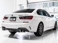 AWE Tuning - AWE Tuning 3015-42150 AWE Tuning 2019+ BMW M340i (G20) Resonated Touring Edition Exhaust - Quad Chrome Silver Tips - Image 2