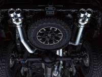 AWE Tuning - AWE Tuning 3015-42284 AWE Tuning 22-23 GMC Sierra 1500 AT4X 6.2L 0FG Catback Split Dual (Flat Bumper) - Chrome Silver Tips - Image 4