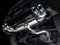 AWE Tuning - AWE Tuning 3015-42658 AWE Tuning MK8 Volkswagen Golf R 3in Touring Edition Quad Exhaust - Chrome Silver Tips - Image 5