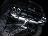 AWE Tuning - AWE Tuning 3015-42658 AWE Tuning MK8 Volkswagen Golf R 3in Touring Edition Quad Exhaust - Chrome Silver Tips - Image 10
