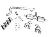 AWE Tuning - AWE Tuning 3015-42658 AWE Tuning MK8 Volkswagen Golf R 3in Touring Edition Quad Exhaust - Chrome Silver Tips - Image 12