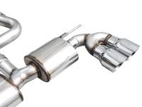 AWE Tuning - AWE Tuning 3015-42658 AWE Tuning MK8 Volkswagen Golf R 3in Touring Edition Quad Exhaust - Chrome Silver Tips - Image 14