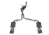 AWE Tuning - AWE Tuning 3015-43024 AWE Tuning Audi B8 A5 2.0T Touring Edition Exhaust - Quad Outlet Diamond Black Tips - Image 1
