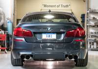 AWE Tuning - AWE Tuning 3015-43066 AWE Tuning BMW F10 M5 Touring Edition Axle-Back Exhaust Diamond Black Tips - Image 2