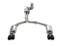AWE Tuning - AWE Tuning 3015-43074 AWE Tuning Audi C7.5 A7 3.0T Touring Edition Exhaust - Quad Outlet Diamond Black Tips - Image 1