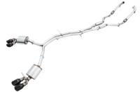 AWE Tuning - AWE Tuning 3015-43092 AWE Tuning Audi B9 S5 3.0T Touring Edition Exhaust - Black Diam Tips (102mm) - Image 1